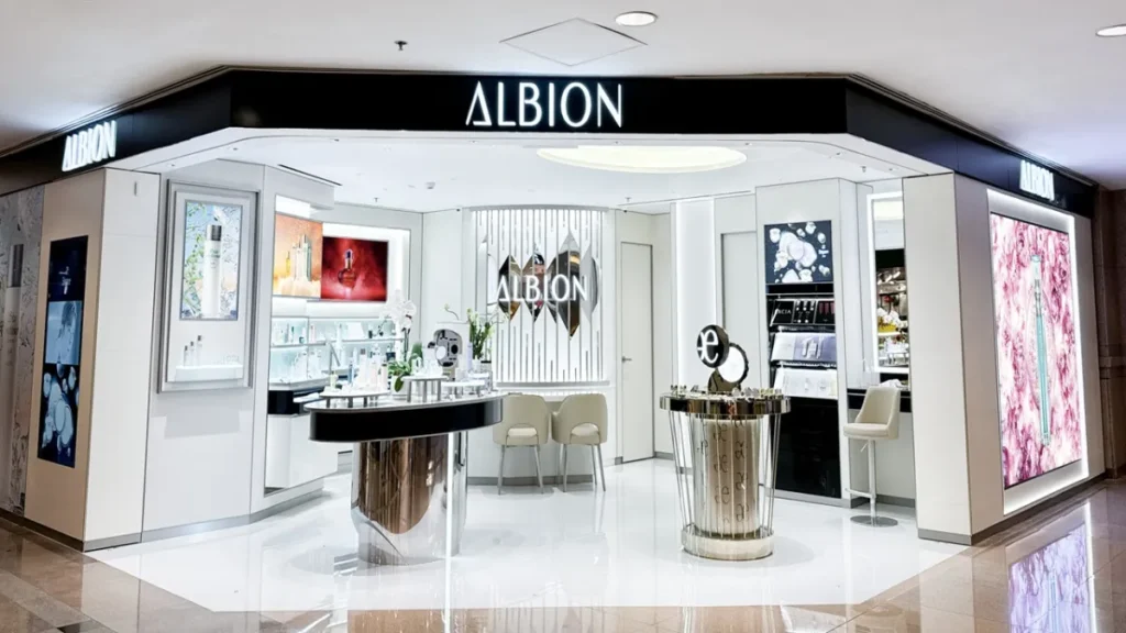 Albion Tmall Global store closure in China