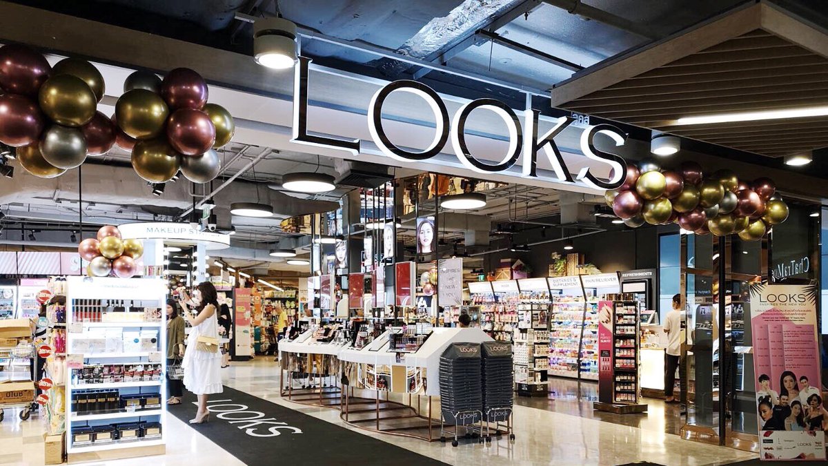 The new format moves LOOKS beyond supermarket beauty zones and into specialty retail as Tops targets younger and more premium beauty shoppers in Thailand.