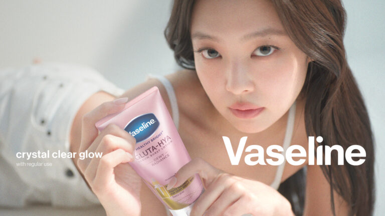 Vaseline Jennie global ambassador campaign for body care