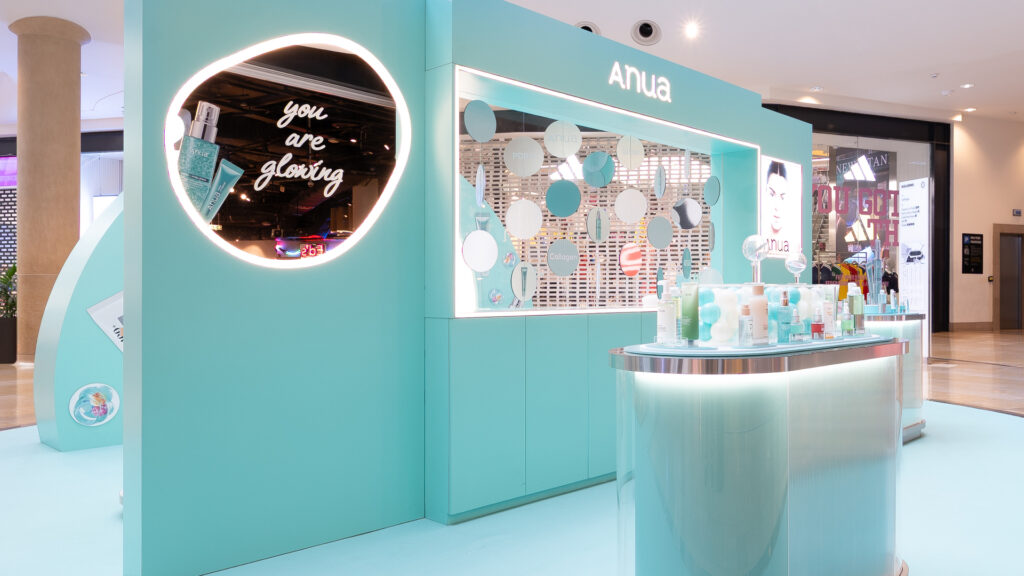 Anua Selfridges Manchester pop-up for PDRN skincare launch