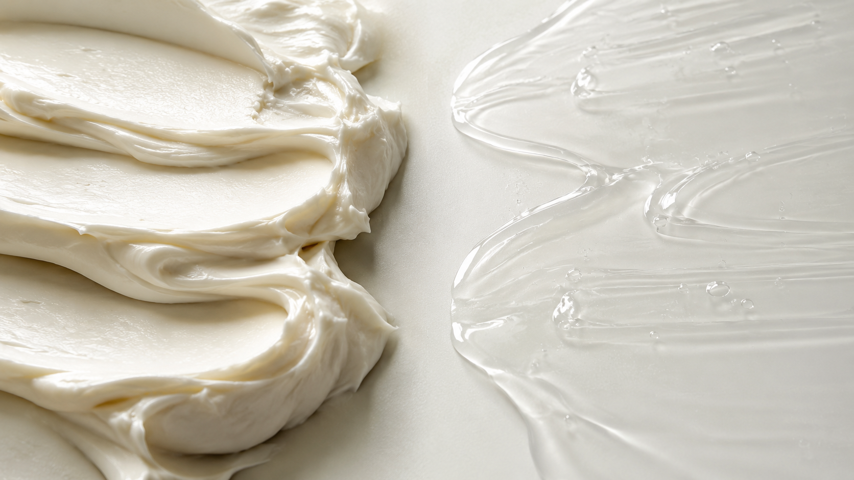 Heavy stacked cream layers versus a single light watery layer - why layering fails in humidity