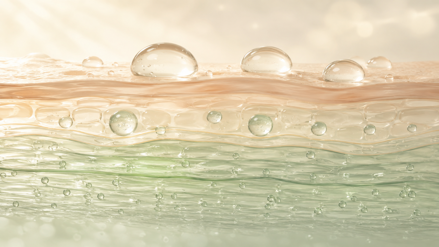 How different hyaluronic acid molecular weights sit at different skin depths