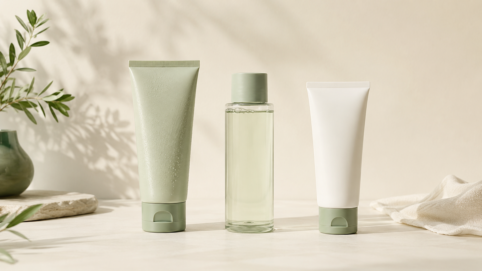 A simple three-step Vietnamese skincare starter routine - cleanser, toner, sunscreen